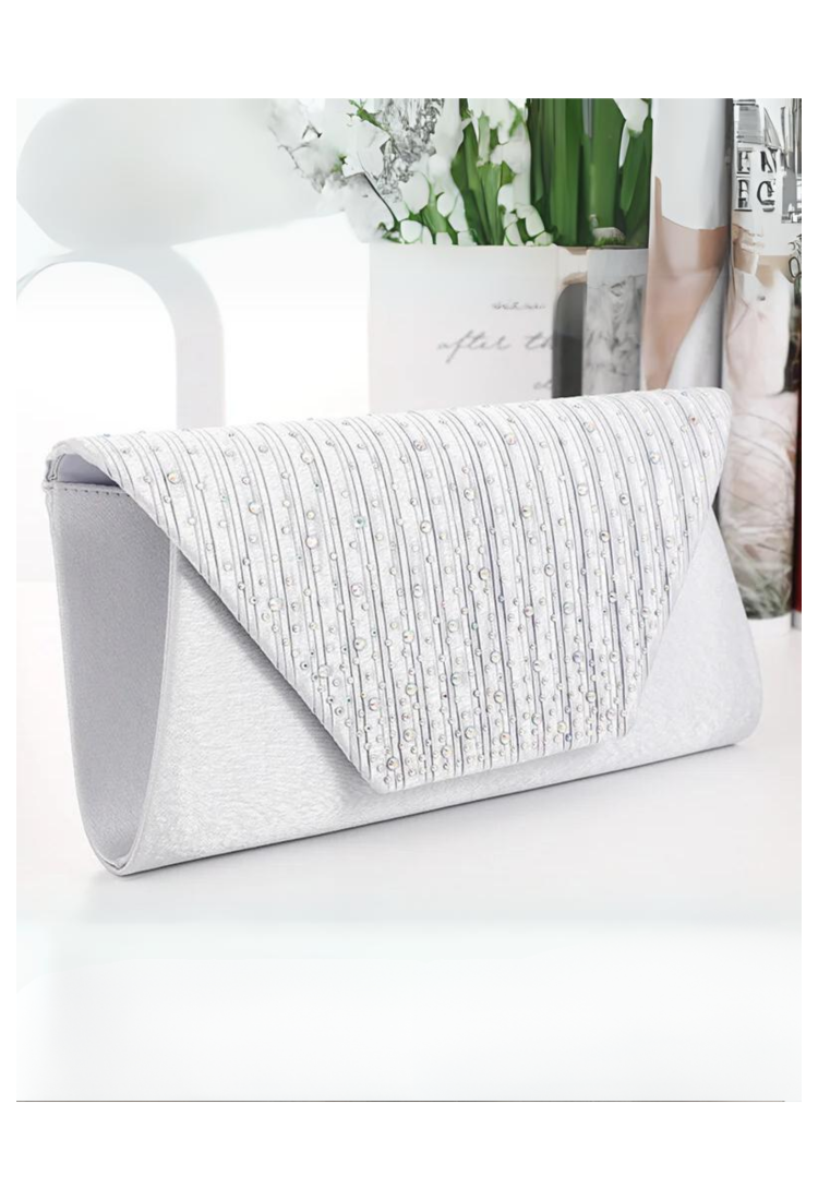 Evening Clutch Bag with Rhinestones BWN709