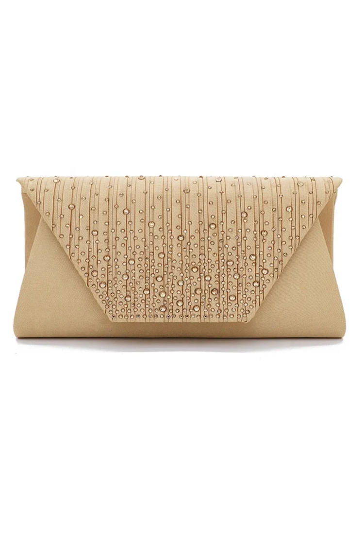 Evening Clutch Bag with Rhinestones BWN709