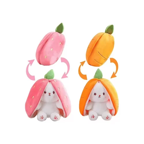 Plush Bunny/Carrot and Bunny/Strawberry TOY882