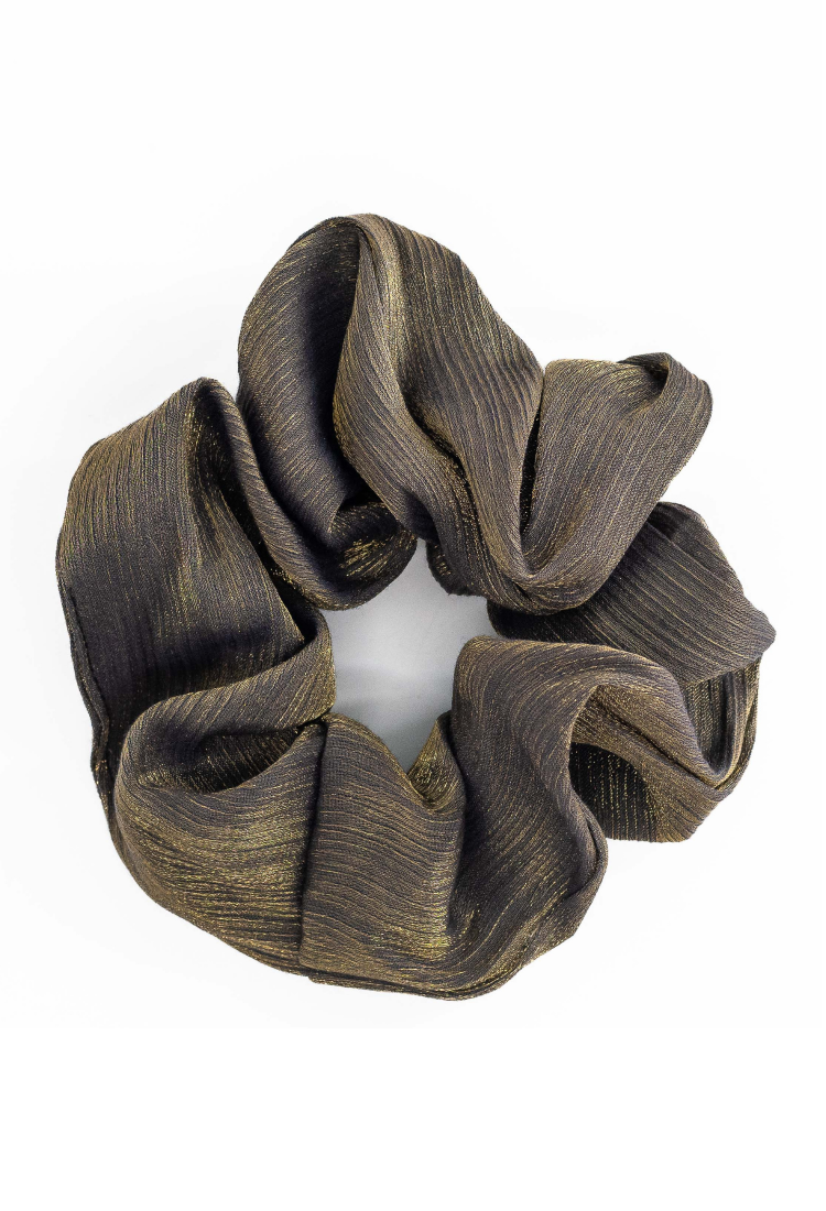 Ribbon Hair Ribbon Scrunchie Embossed Satin HBE646-3 Ribbon Hair Ribbon Scrunchie Embossed Satin HBE646-3