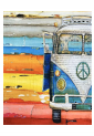 Volkswagen Minibus Beach Towel TAI193-7