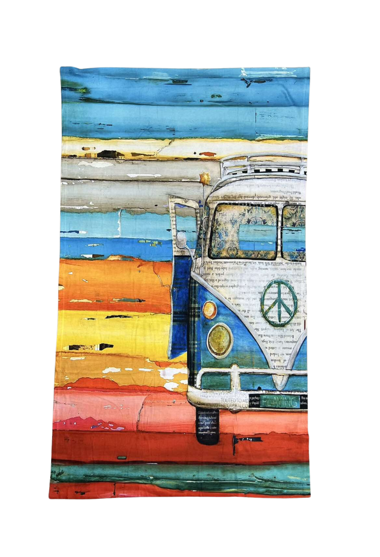 Volkswagen Minibus Beach Towel TAI193-7