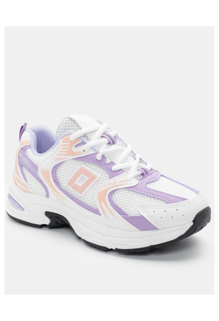 Women's Shoes Sneakers White with Purple WSS243