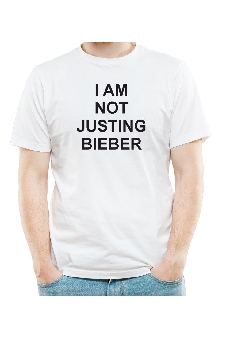 Μπλούζα I AM NOT JUSTING BIEBER BIE422