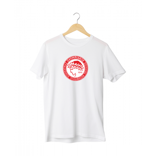 Men's T-shirt Red and white MTO306