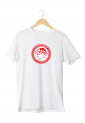 Men's T-shirt Red and white MTO306