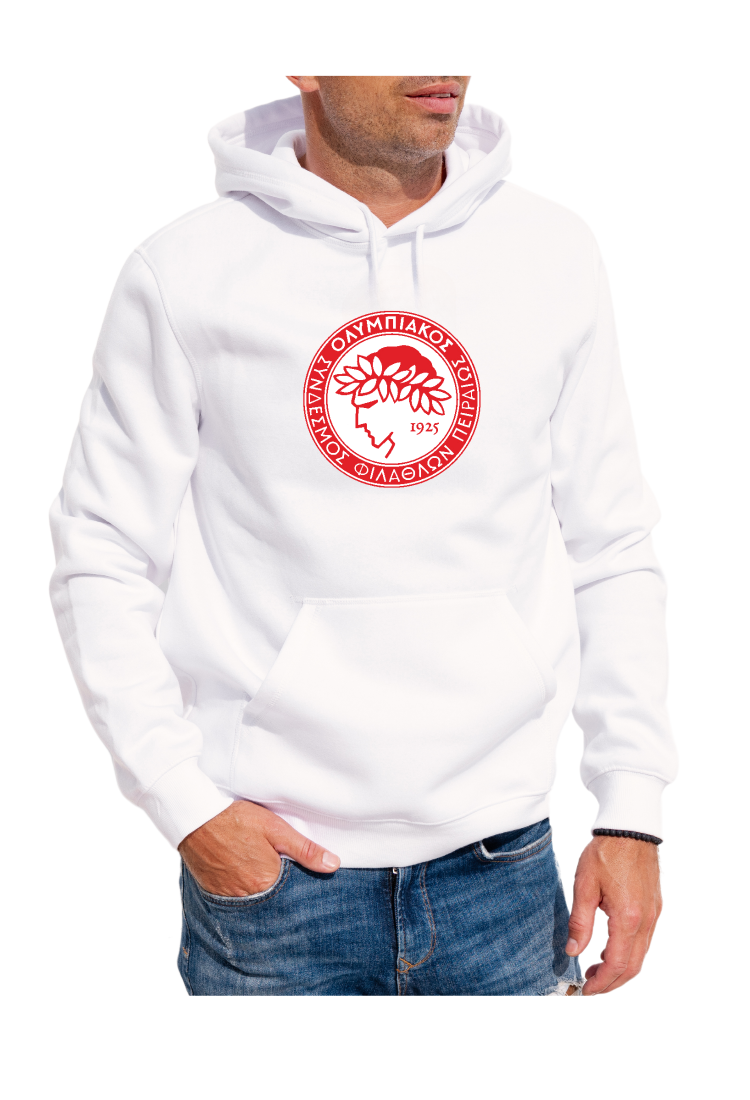 Men's Sweatshirt Red and White MFO306