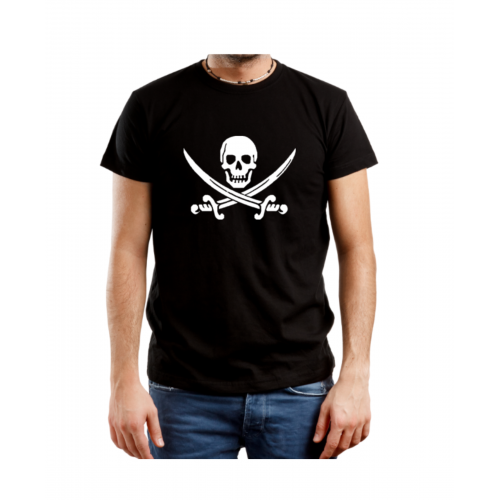 Men's T-Shirt With Pirate Print PIR840
