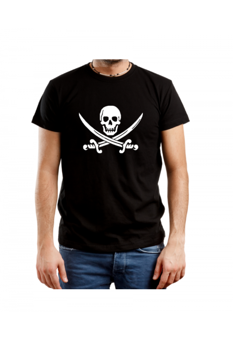 Men's T-Shirt With Pirate Print PIR840
