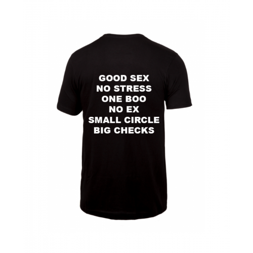 Men's T-Shirt With Print On The Back NO89