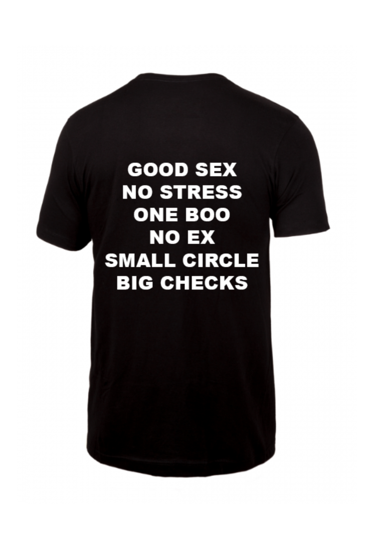 Men's T-Shirt With Print On The Back NO89