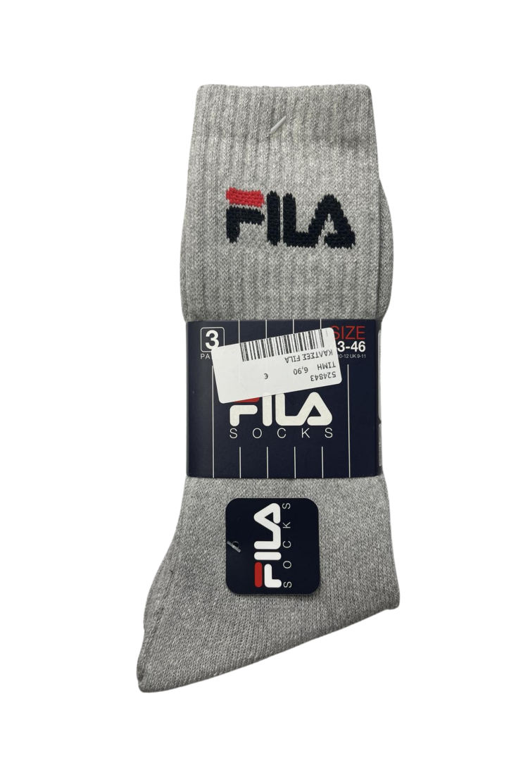 Fila Socks Set 3 Pairs FIL026 Fila Socks Set 3 Pairs FIL026