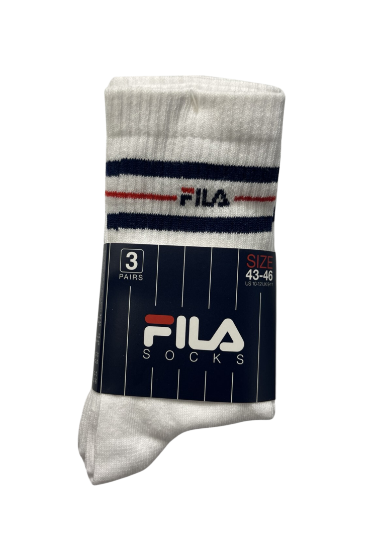 Fila Socks Set 3 Pairs FIL221 Fila Socks Set 3 Pairs FIL221