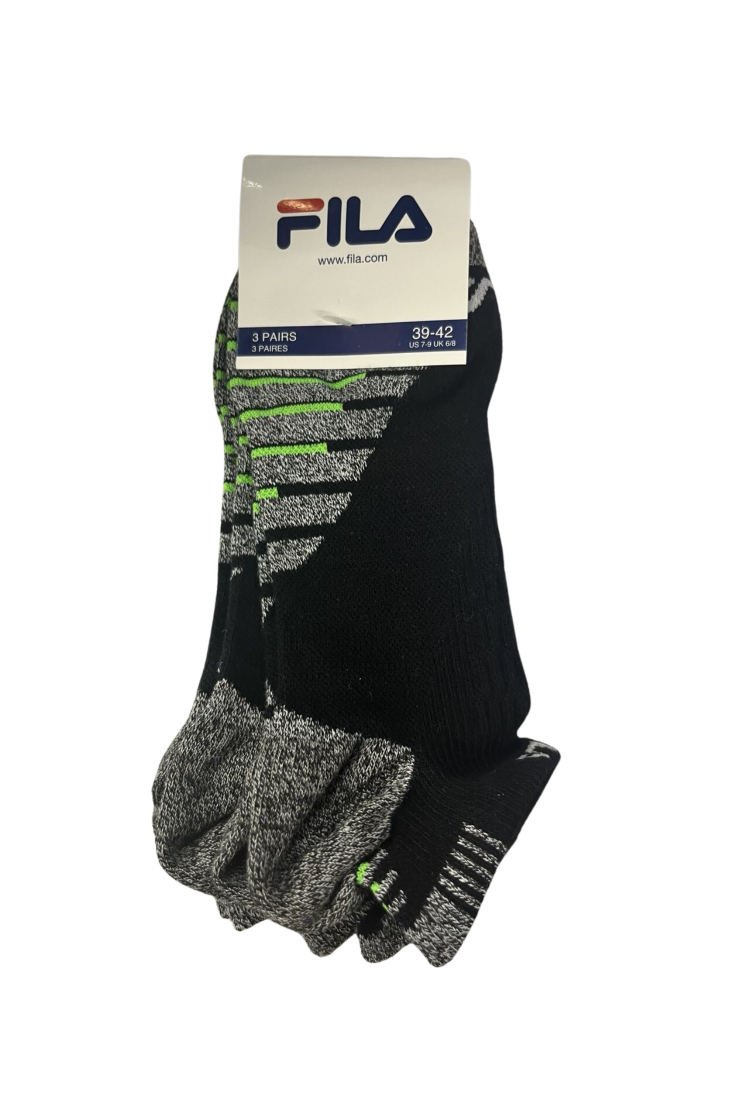 Fila Socks Set 3 Pairs FIL276 Fila Socks Set 3 Pairs FIL276