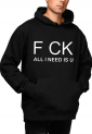 Sweatshirt With F Ck Print All I Need Is U HOOD904