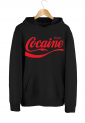 Sweatshirt With Cocaine Print Enjoy HOOD905