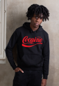Sweatshirt With Cocaine Print Enjoy HOOD905 Sweatshirt With Cocaine Print Enjoy HOOD905