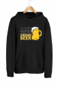 Sweatshirt With Print Save Water Drink Beer HOOD907
