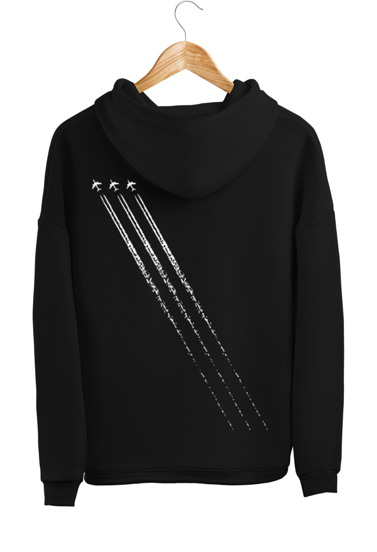 Airplane Print Sweatshirt HOOD908