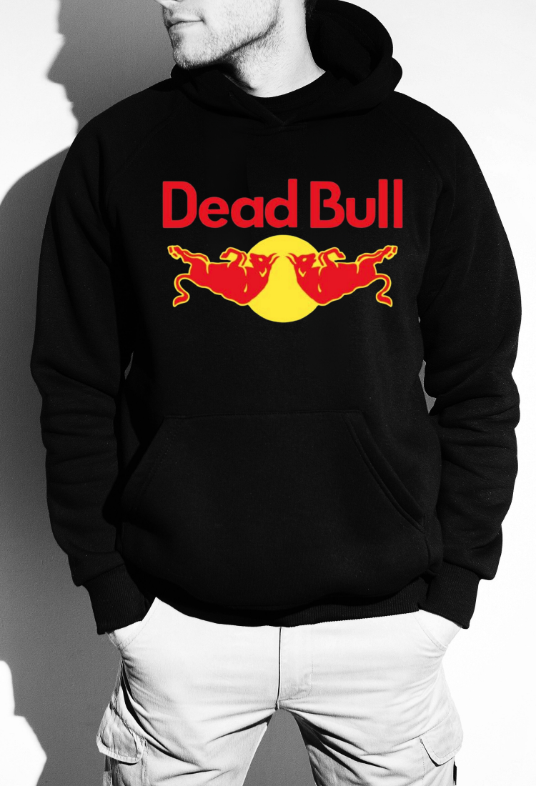 Dead Bull Print Sweatshirt HOOD912 Dead Bull Print Sweatshirt HOOD912