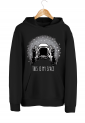 Sweatshirt With This Is My Space Print HOOD913