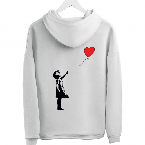 Banksy Print Sweatshirt HOOD916