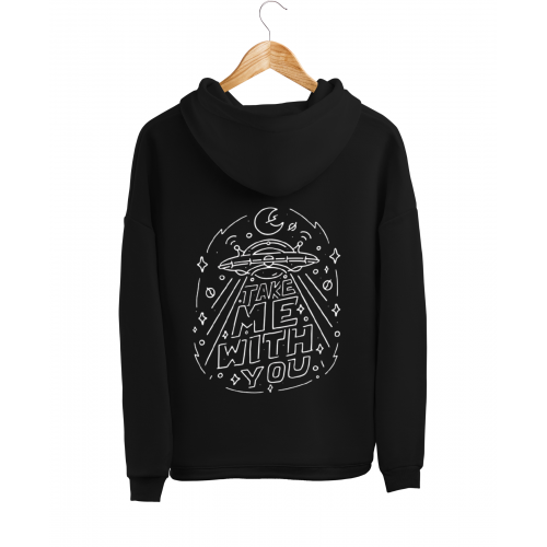 Sweatshirt With Print Take Me With You HOOD918
