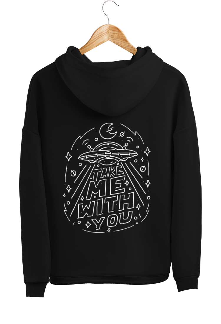 Sweatshirt With Print Take Me With You HOOD918