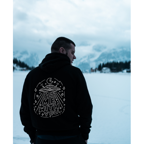 Sweatshirt With Print Take Me With You HOOD918