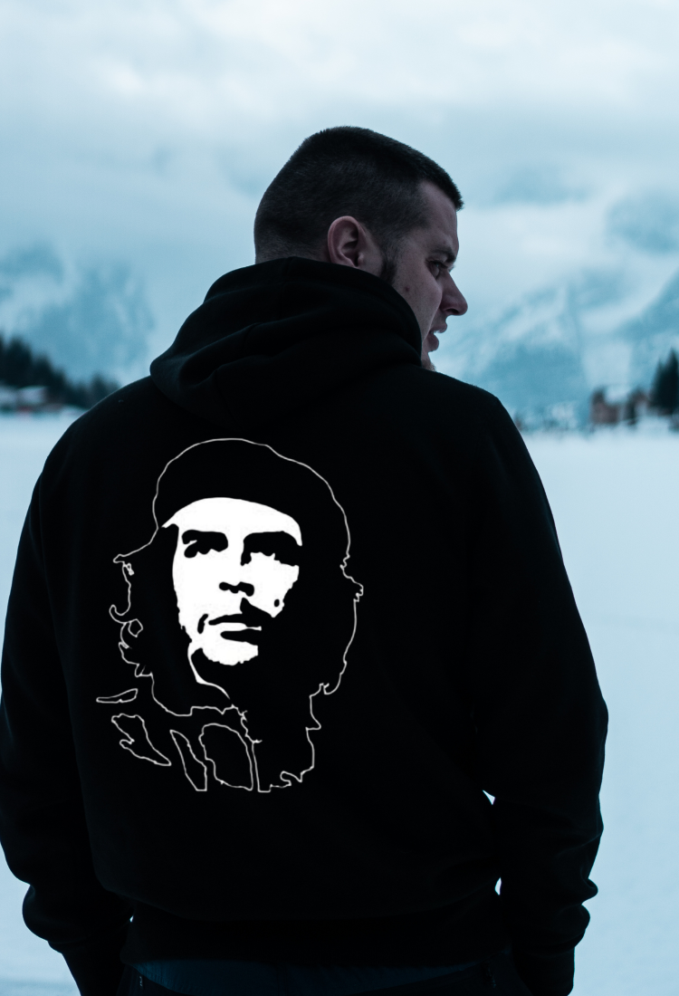 Che Guevara Print Sweatshirt HOOD920 Che Guevara Print Sweatshirt HOOD920