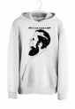 Sweatshirt With What's On A Man's Mind Print HOOD921