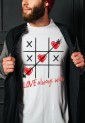 Ανδρική Κοντομάνικη Μπούζα Valentine's day Love Always Wins S5439M