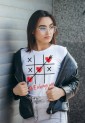 Γυναικεία Κοντομάνικη Μπούζα Valentine's day Love Always Wins S5439W