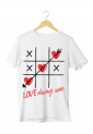 Γυναικεία Κοντομάνικη Μπούζα Valentine's day Love Always Wins S5439W