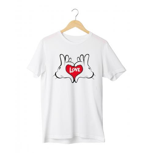 Γυναικεία Κοντομάνικη Μπούζα Valentine's Day Love S5450W