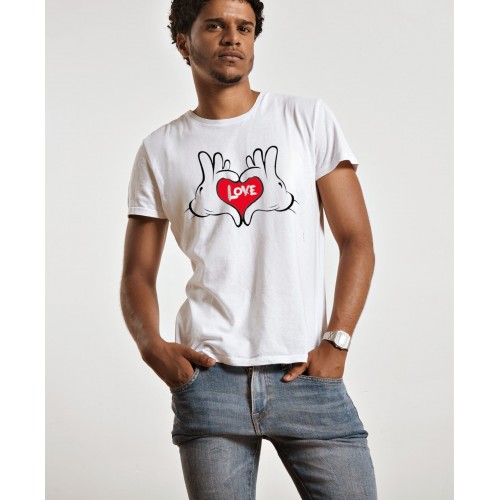 Ανδρική Κοντομάνικη Μπούζα Valentine's Day Love S5450M