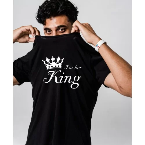 Ανδρική Κοντομάνικη Μπούζα I'm Her King IMHER888
