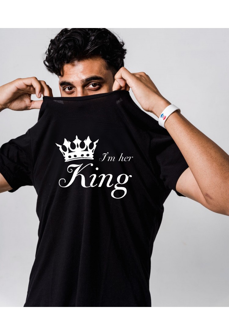 Ανδρική Κοντομάνικη Μπούζα I'm Her King IMHER888