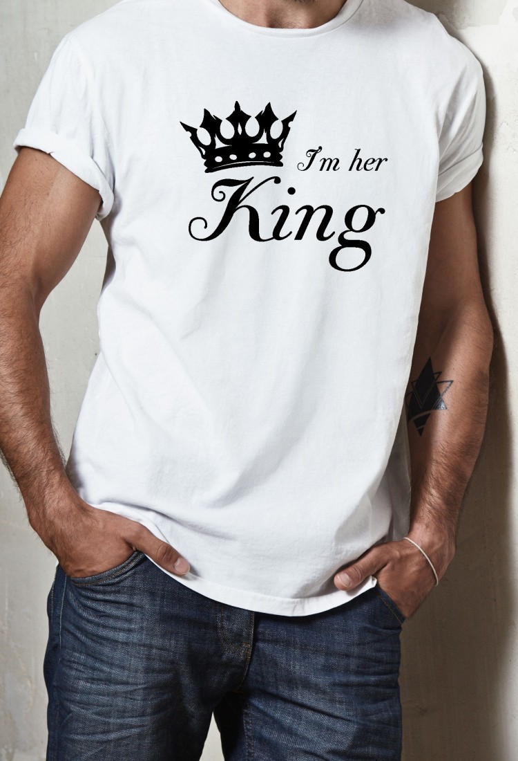 Ανδρική Κοντομάνικη Μπούζα I'm Her King IMHER888