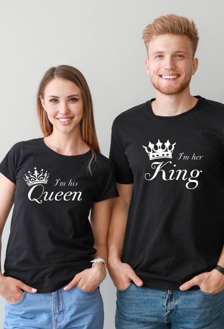 Ανδρική Κοντομάνικη Μπούζα I'm Her King IMHER888