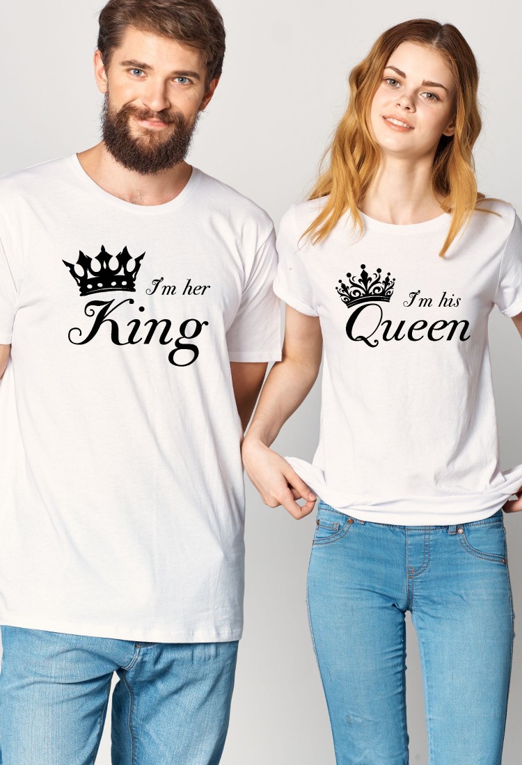 Ανδρική Κοντομάνικη Μπούζα I'm Her King IMHER888