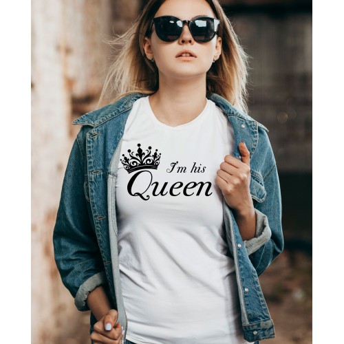 Γυναικεία Κοντομάνικη Μπούζα I'm His Queen IMHIS889