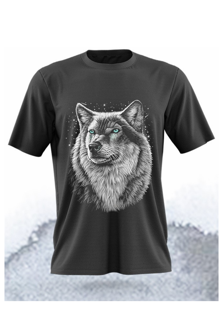Men's Wolf T-Shirt OB773 Men's Wolf T-Shirt OB773