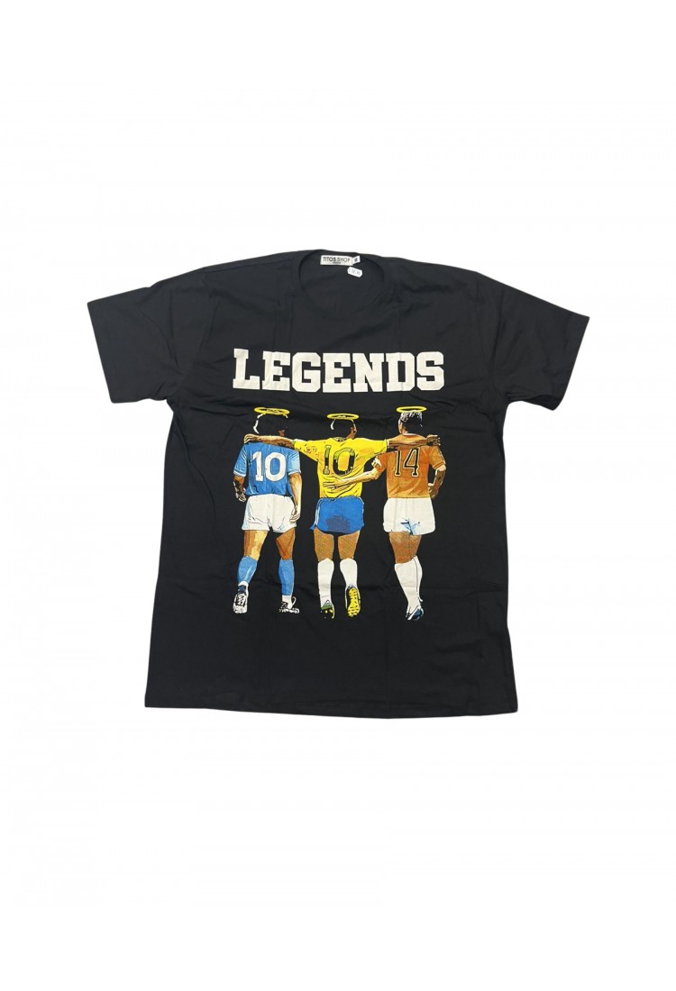 Men's T-Shirt Maradona - Pele - Johan Cruyff OB787