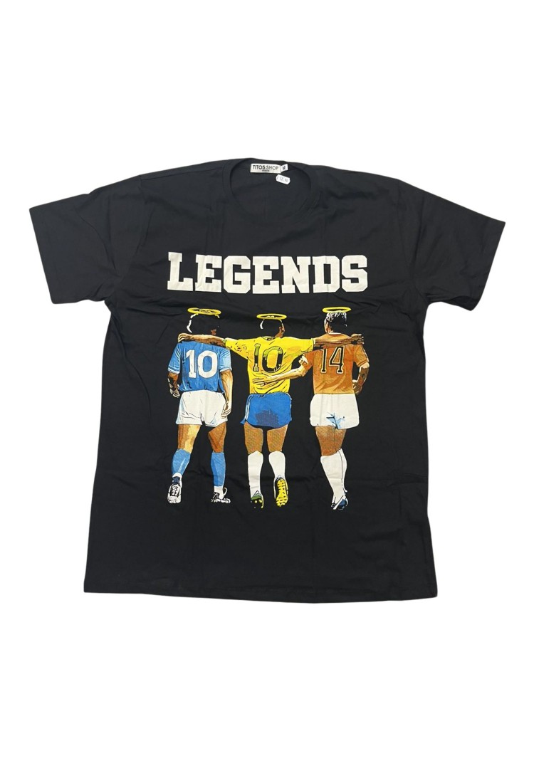 Men's T-Shirt Maradona - Pele - Johan Cruyff OB787 Men's T-Shirt Maradona - Pele - Johan Cruyff OB787