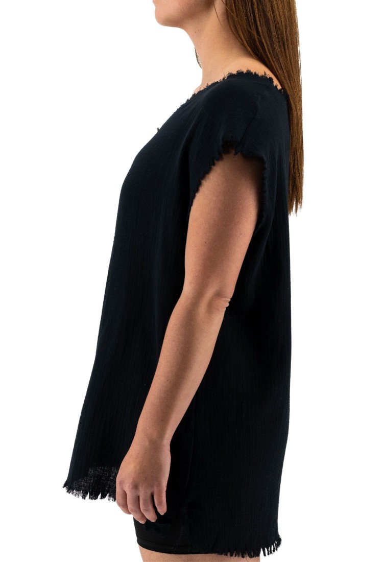 Women's Sleeveless Vintage Blouse 525716