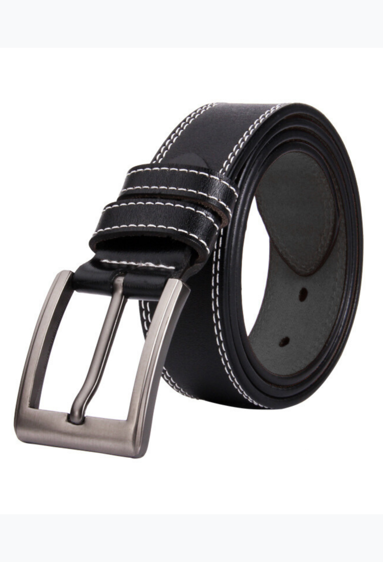 Men's Leather Belt 4cm MBL107-1 Men's Leather Belt 4cm MBL107-1