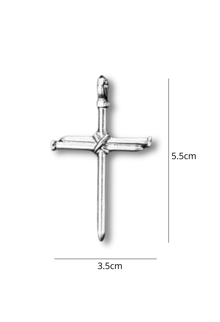 Men's Cross With Double Nails MSC252
