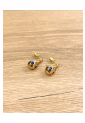 Dangle Earrings With Colored Stones WER318