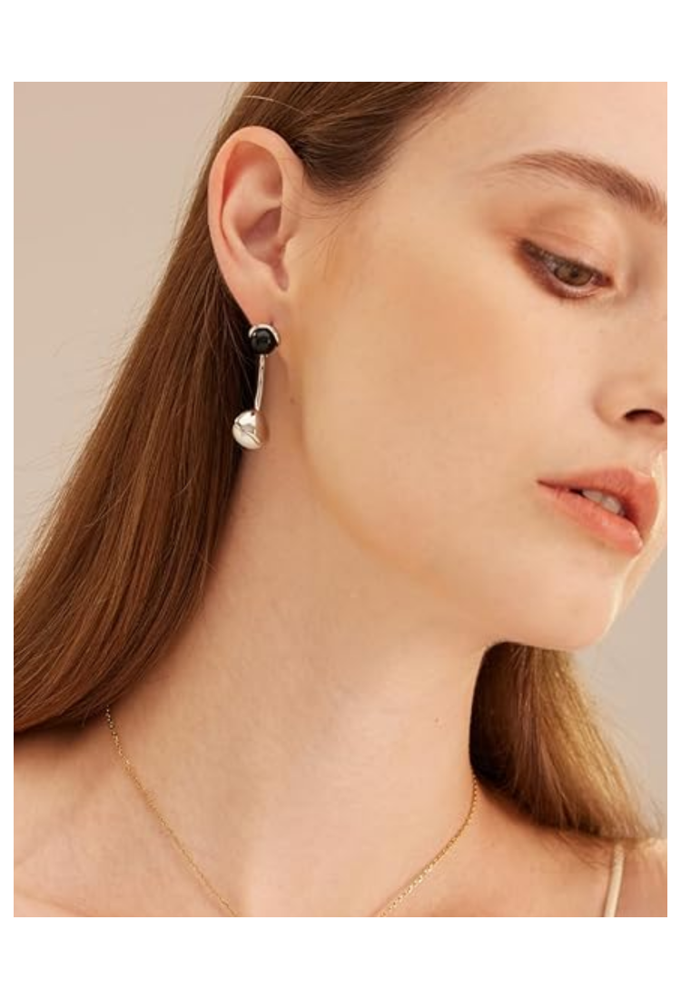 Drop Pearl Silver Earrings WER320